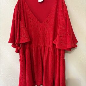 Arula Vibrant Red Dress